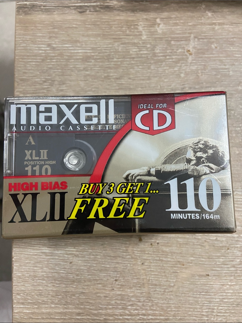 Maxell XLII 110-Min High Bias Type II Blank Cassette Tapes Sealed 4-Pack